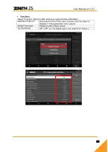 Предварительный просмотр 70 страницы Zenith Z5 User Manual