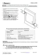 Предварительный просмотр 4 страницы Zennio InZennio Z38i Technical Documentation