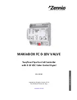 Zennio MAXinBOX FC 0-10V VALVE User Manual предпросмотр