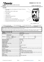 Preview for 1 page of Zennio MINiBOX 0-10V X3 Technical Documentation