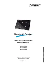 Preview for 1 page of Zennio Touch-MyDesign Display One Manual