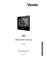 Preview for 1 page of Zennio Z35 User Manual