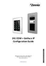 Zennio Z41 COM Configuration Manual preview
