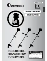 Zenoah BCZ4000DL Owner'S Manual preview