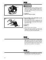 Preview for 40 page of Zenoah BT250 Owner'S Manual