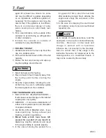 Предварительный просмотр 13 страницы Zenoah BT251 Owner'S/Operator'S Manual