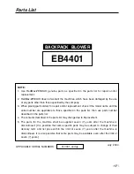 Preview for 17 page of Zenoah EB4401 Owner'S Manual