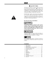 Preview for 2 page of Zenoah EBZ5100 Manual