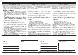 Preview for 67 page of Zenoah G3200 Operators Instruction Book