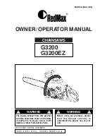 Preview for 1 page of Zenoah G3200 Owner'S/Operator'S Manual