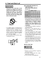 Preview for 11 page of Zenoah G3200 Owner'S/Operator'S Manual