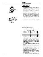 Preview for 20 page of Zenoah G621AVS Manual