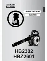 Zenoah HB2302 Owner'S Manual предпросмотр