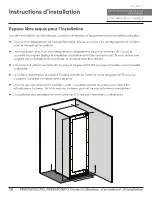 Preview for 54 page of Zephyr Presrv PRW24F02CPG Use, Care And Installation Manual