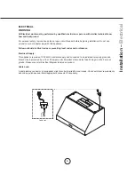 Предварительный просмотр 11 страницы Zephyr Tempest II AK7500ASX Use, Care And Installation Manual