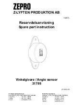 Предварительный просмотр 1 страницы Zepro 31799 Spare Part Instruction