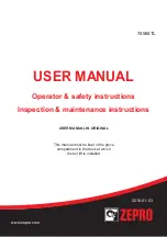 Zepro ZHD 1500 User Manual предпросмотр