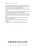 Предварительный просмотр 19 страницы ZEROXCLUB BS7 User Manual