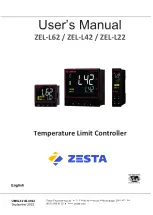 ZESTA ZEL-L Series User Manual preview