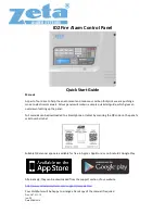 Zeta Alarm Systems INFINITY ID2 Quick Start Manual preview