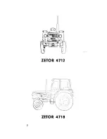 Предварительный просмотр 3 страницы Zetor 4712 Operator'S Manual