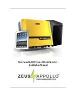 Preview for 1 page of Zeus Appollo Z21 Series Installation Manual