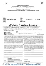 ZF 280 Series Manual предпросмотр