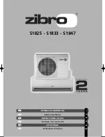 Zibro S1825 Operating Manual preview
