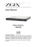 Preview for 1 page of Zigen HX-88 User Manual