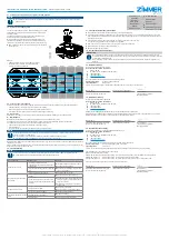 Предварительный просмотр 2 страницы Zimmer SPN Series Installation And Operating Instructions