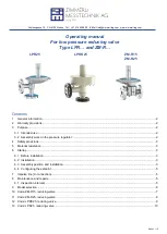 ZIMMERLI MESSTECHNIK LPR Series Operating Manual preview