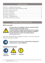 Preview for 2 page of Zip 95601 Installation Manual And User'S Manual