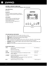 Предварительный просмотр 13 страницы Zipro Dunk User Manual