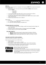 Предварительный просмотр 16 страницы Zipro Dunk User Manual