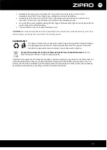 Предварительный просмотр 24 страницы Zipro Dunk User Manual