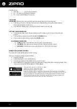 Предварительный просмотр 37 страницы Zipro Flame User Manual