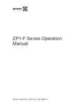 Ziton zp1-f Series Operation Manual preview