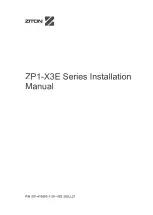 Ziton ZP1-X3E Series Installation Manual preview