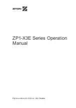 Ziton ZP1-X3E Series Operation Manual preview