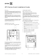 Ziton ZP2 Series Quick Installation Manual preview