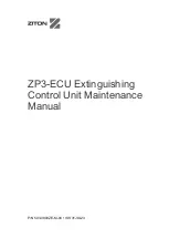 Preview for 1 page of Ziton ZP3-ECU Maintenance Manual