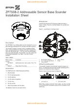 Ziton ZP755B-2 Installation Sheet preview