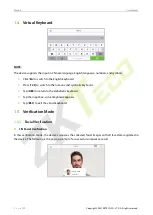 Предварительный просмотр 12 страницы ZKTeco EFace10 User Manual