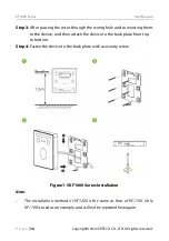 Предварительный просмотр 17 страницы ZKTeco KF1000 Series User Manual