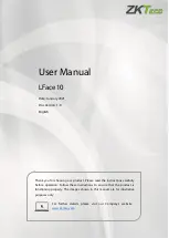 ZKTeco LFace10 User Manual preview