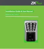 ZKTeco MA500 Installation Manual & User Manual preview