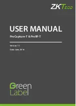 ZKTeco ProCapture-T User Manual предпросмотр