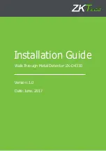 ZKTeco ZK-D4330 Installation Manual preview