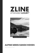 Preview for 1 page of Zline ALPINE Series Installation And User Manual