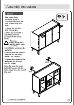 Предварительный просмотр 22 страницы ZNTS WF320348AAB Assembly Instructions Manual